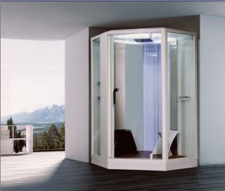 Душевая кабина Orans SR-89106S 89106W0LH 130 см профиль белый стекло прозрачное